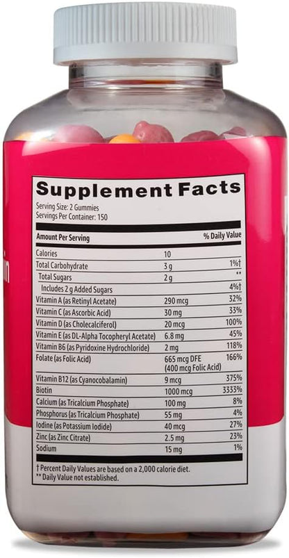 Gluten-free women's multivitamin gummies 300 count