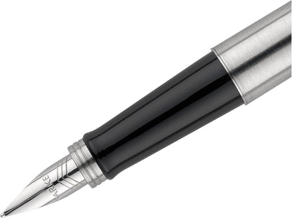 Parker Jotter fountain pen gift set in stainless steel