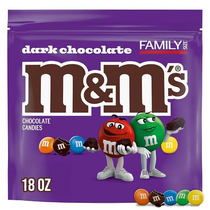 M&M'S Dark Chocolate Graduation Party Candy 18 oz bag