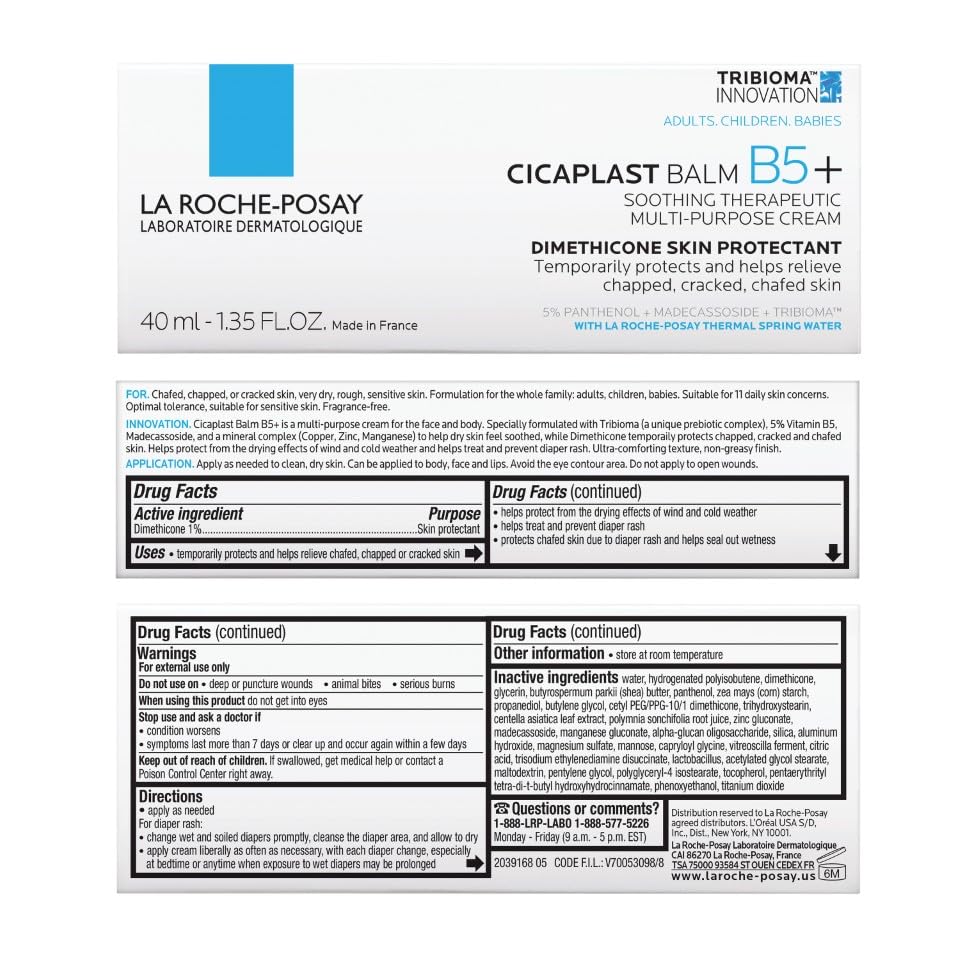 Cicaplast Balm B5 with panthenol skin support