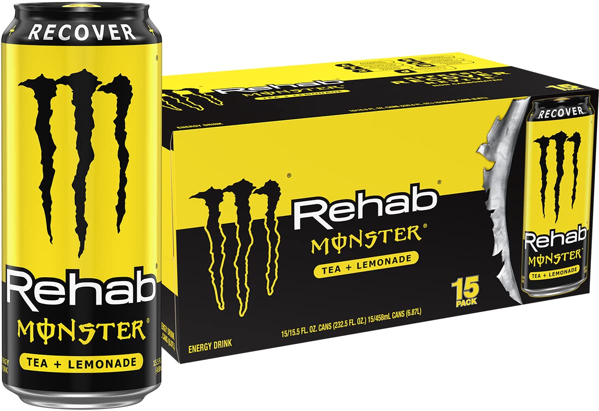 Monster Rehab Tea and Lemonade non-carbonated energy drink