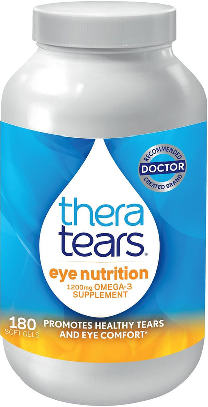 TheraTears omega-3 eye nutrition supplement label