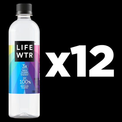 LIFEWTR bottled water with electrolytes for taste