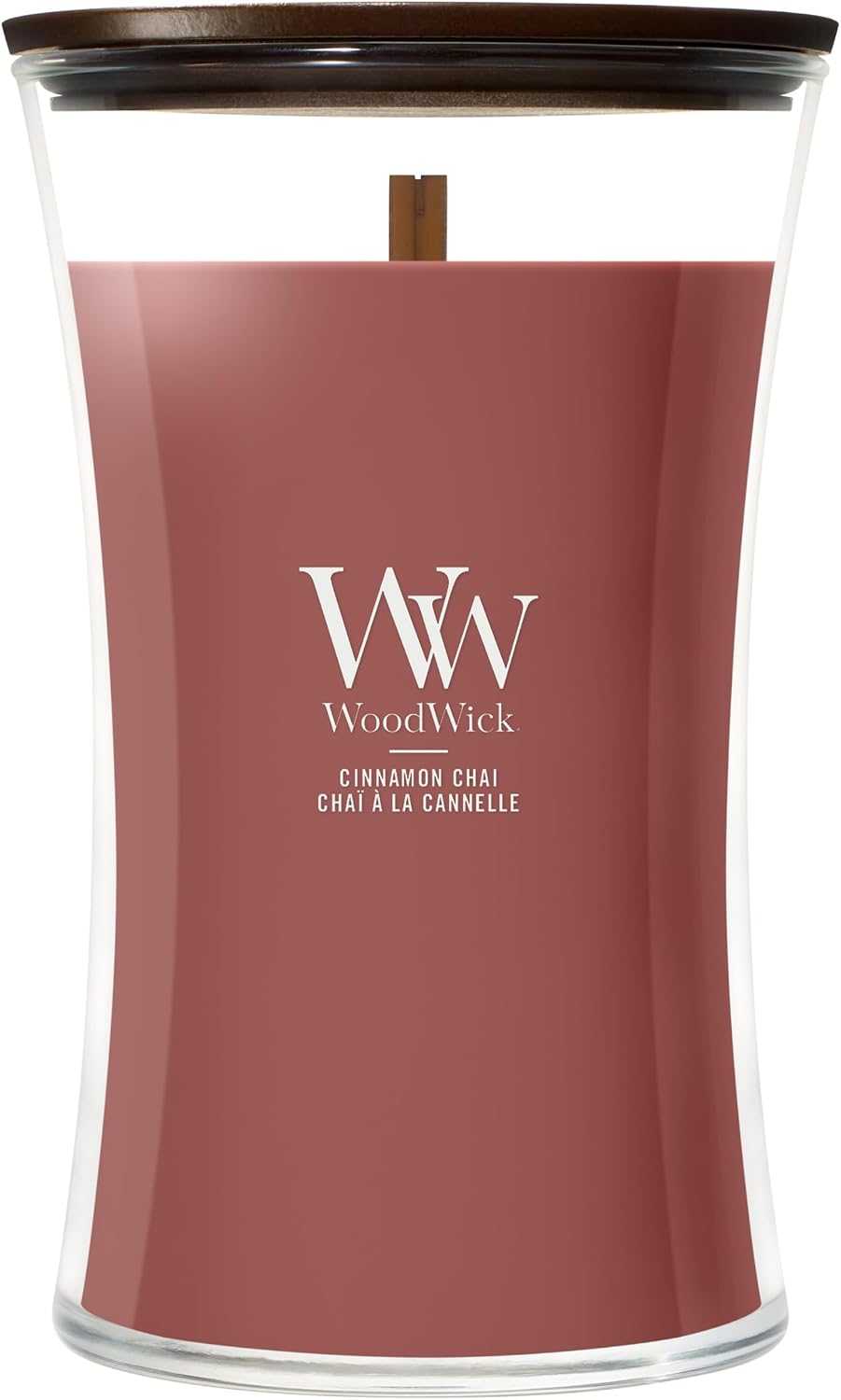 WoodWick Cinnamon Chai Large Hourglass candle