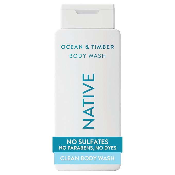 Native Clean Body Wash Ocean & Timber 18 oz