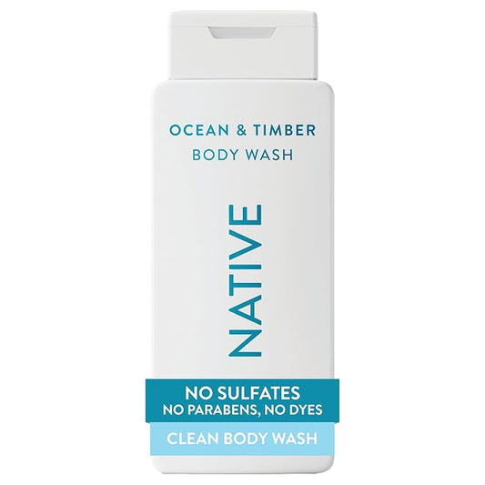Native Clean Body Wash Ocean & Timber 18 oz
