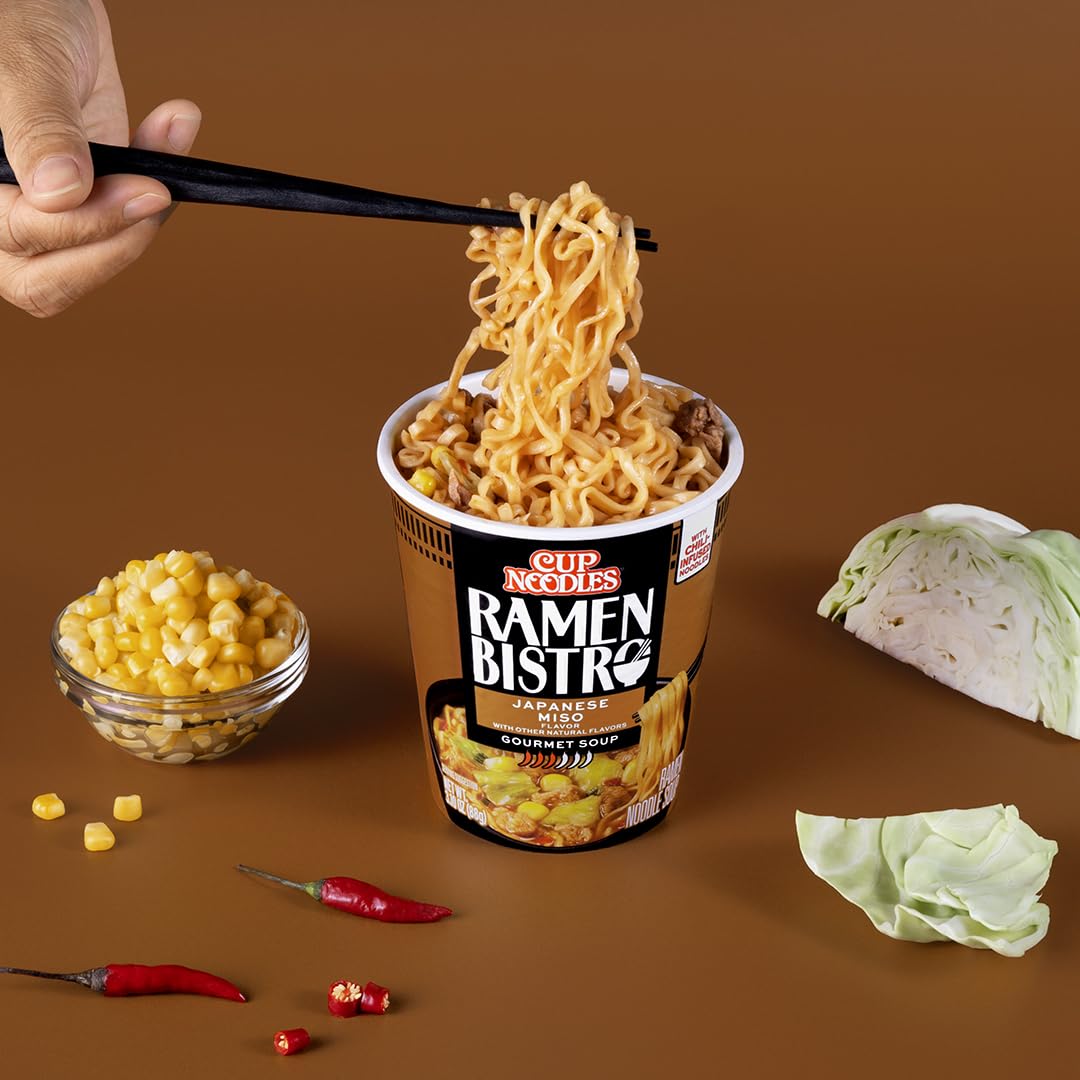NISSIN pantry ramen noodle cups pack of six