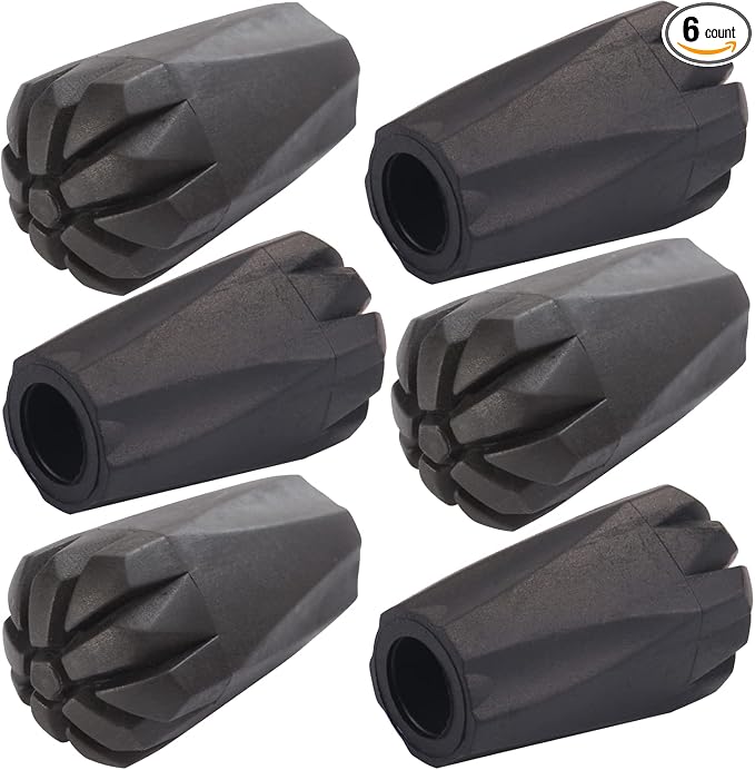 diooid rubber trekking pole tips for 11mm pole ends