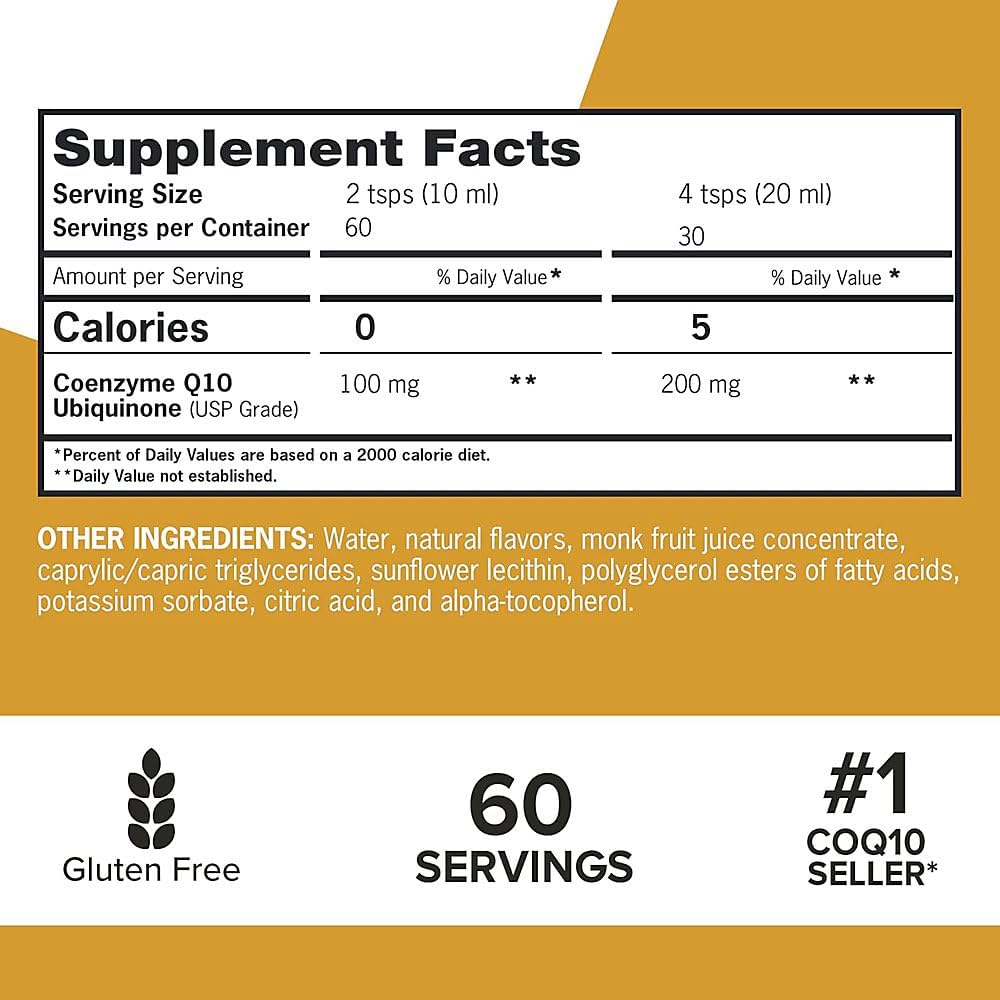 Qunol superior absorption liquid CoQ10 supplement