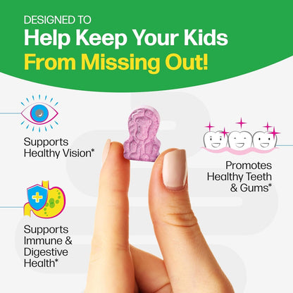 Children's chewable vitamins with probiotic Culturelle