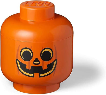 LEGO pumpkin storage head large