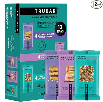 TRUBAR vegan protein bar variety pack box