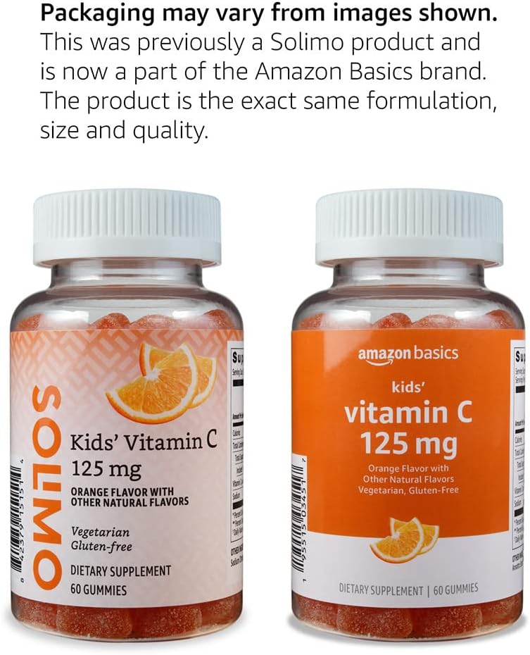 Amazon Basics immune health vitamin C gummies