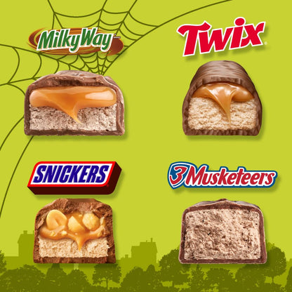 Assorted mini chocolate bars for party favors