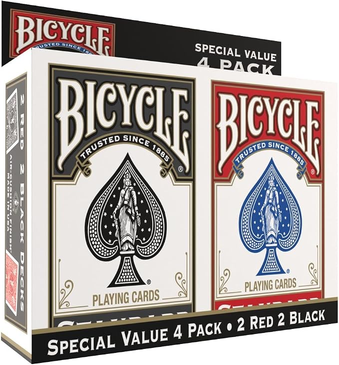 Bicycle black deck for poker and card games