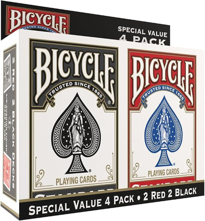 Large index Bicycle cards for easy reading