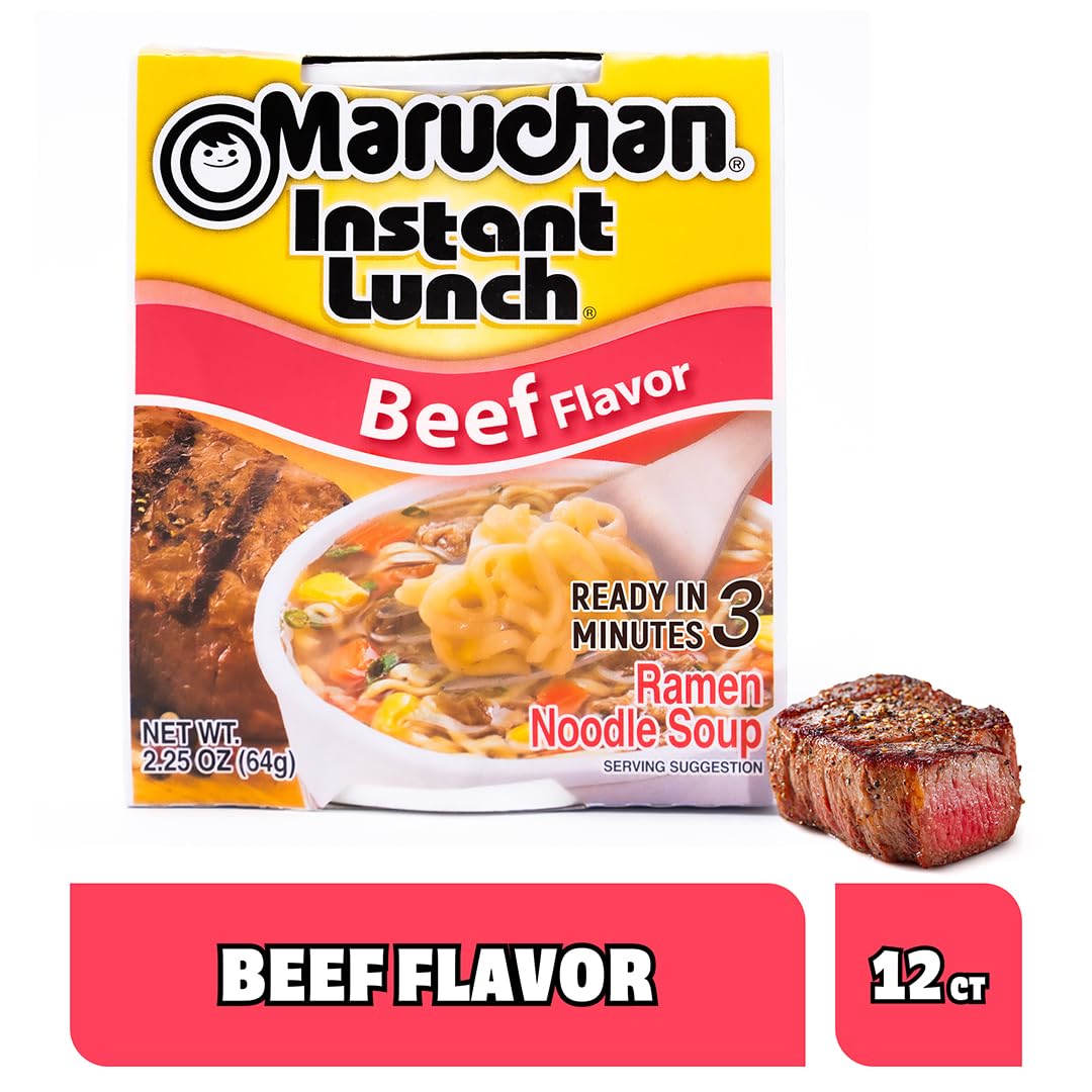 Maruchan 2.25 oz instant ramen cup packaging