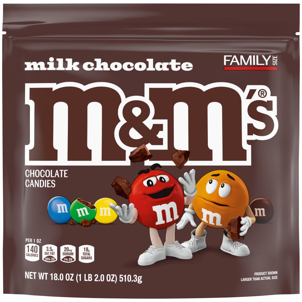 M&M'S colorful milk chocolate candy for baking and desserts