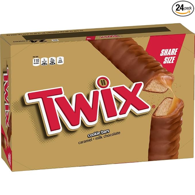 TWIX caramel chocolate cookie candy bars bulk pack