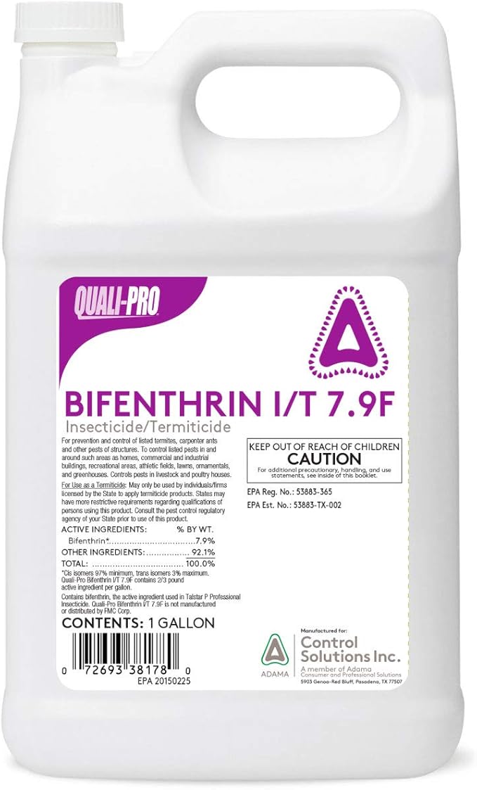 Quali-Pro Bifenthrin I/T 7.9 F insecticide gallon jug