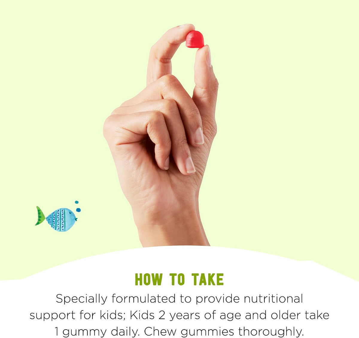 Non-GMO gluten-free kids vitamin D3 gummies