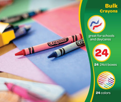 Large pack of Crayola crayons for art projects