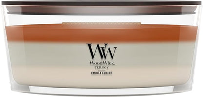 WoodWick Vanilla Embers Trilogy 16oz candle