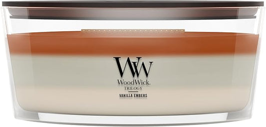 WoodWick Vanilla Embers Trilogy 16oz candle