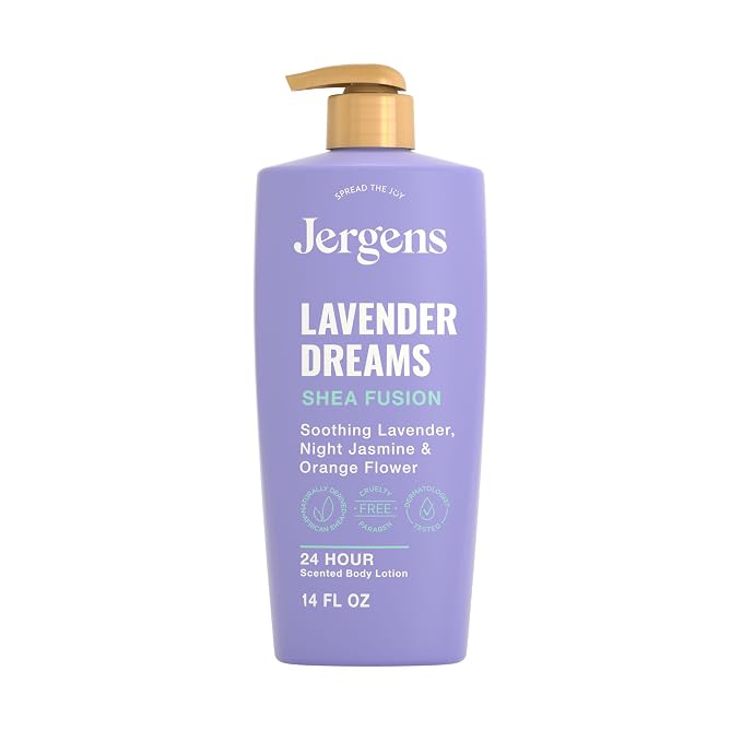 Jergens Shea Fusion Lavender Dreams body lotion, 14 fl oz