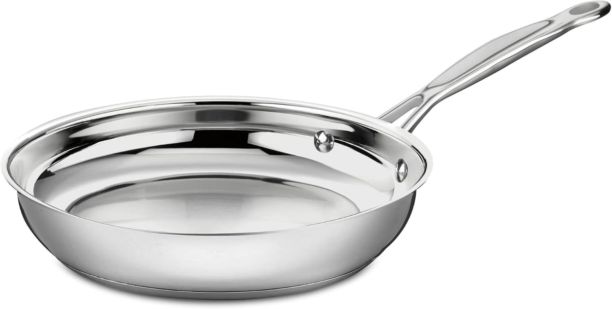 Cuisinart stainless steel pan with riveted handle