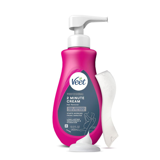 Veet bikini and pubic hair removal cream with spatula