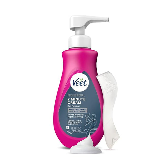 Veet Professional 2 Minute hair removal cream bottle
