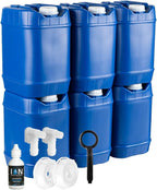 Saratoga Farms 30-gallon emergency water storage kit