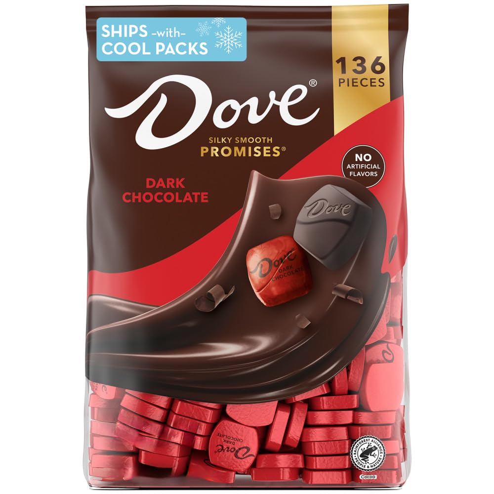 DOVE PROMISES individually wrapped dark chocolate candies