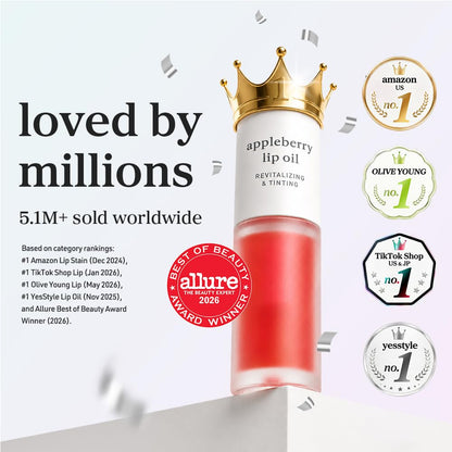 NOONI Applecherry plumping lip gloss