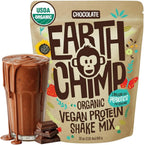 Chocolate plant based protein powder with probiotics