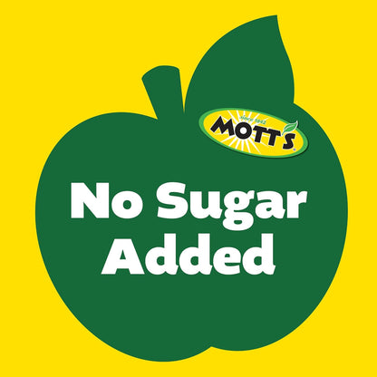 Mott's caffeine-free gluten-free apple juice bottles