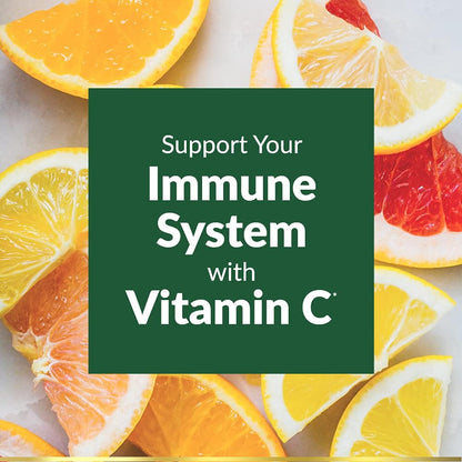 Non-GMO gluten free Vitamin C caplets bottle