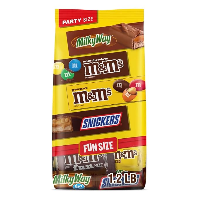 Mars M&M'S SNICKERS and MILKY WAY fun size chocolate bag