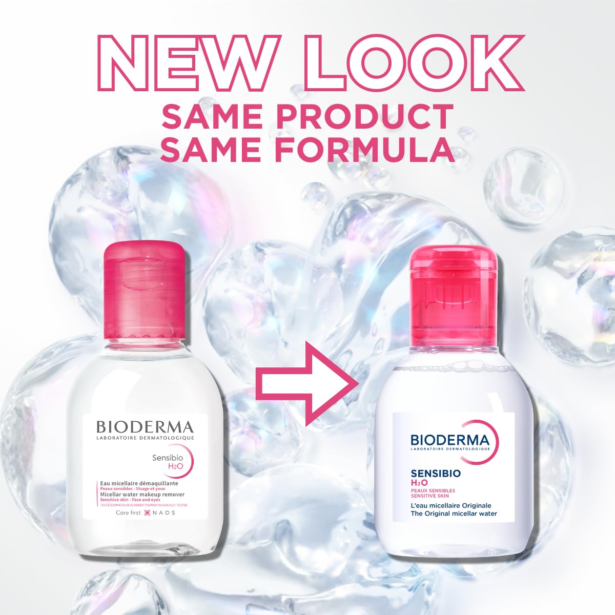 Sensibio H2O face cleanser bottle by Bioderma