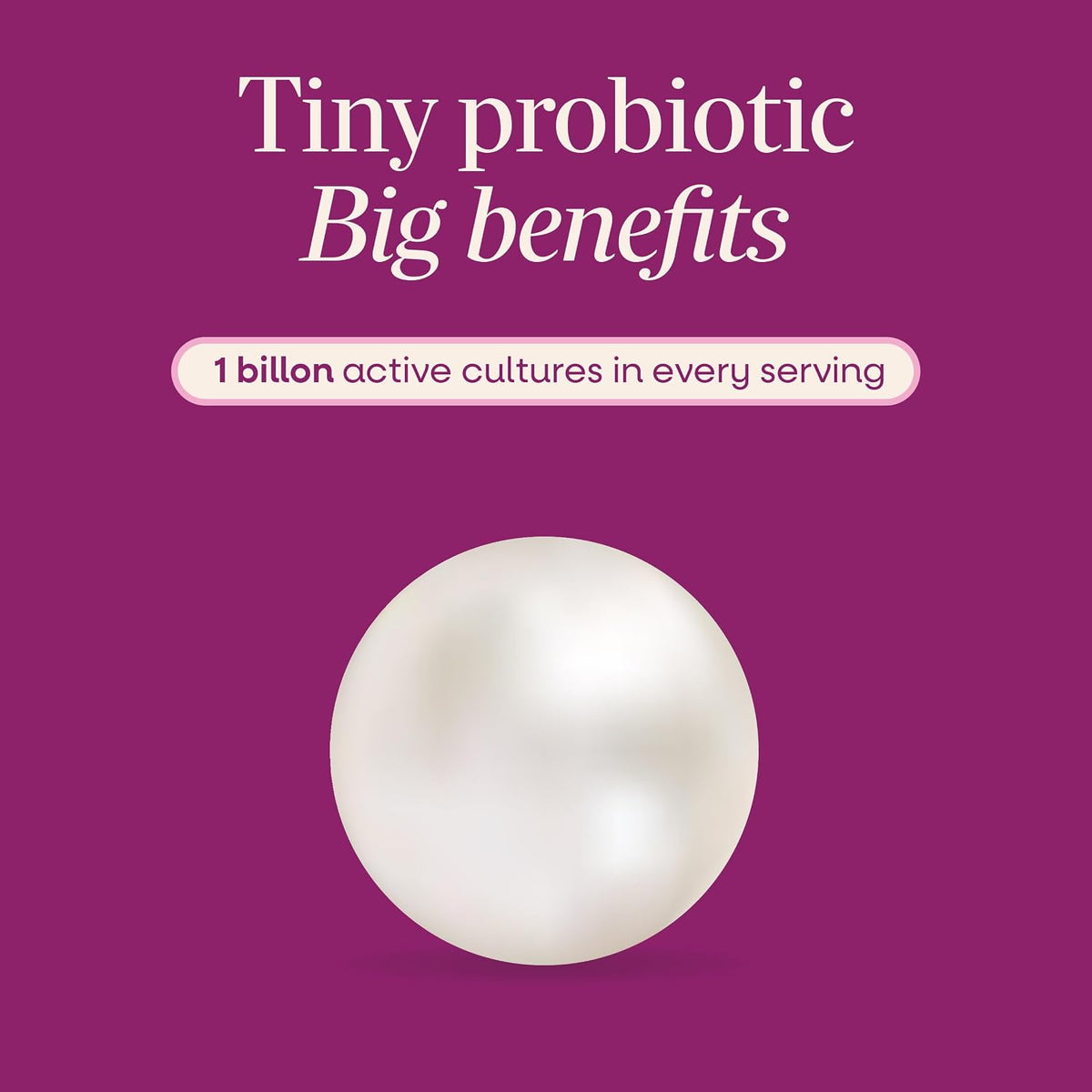 No refrigeration probiotic pearls for women