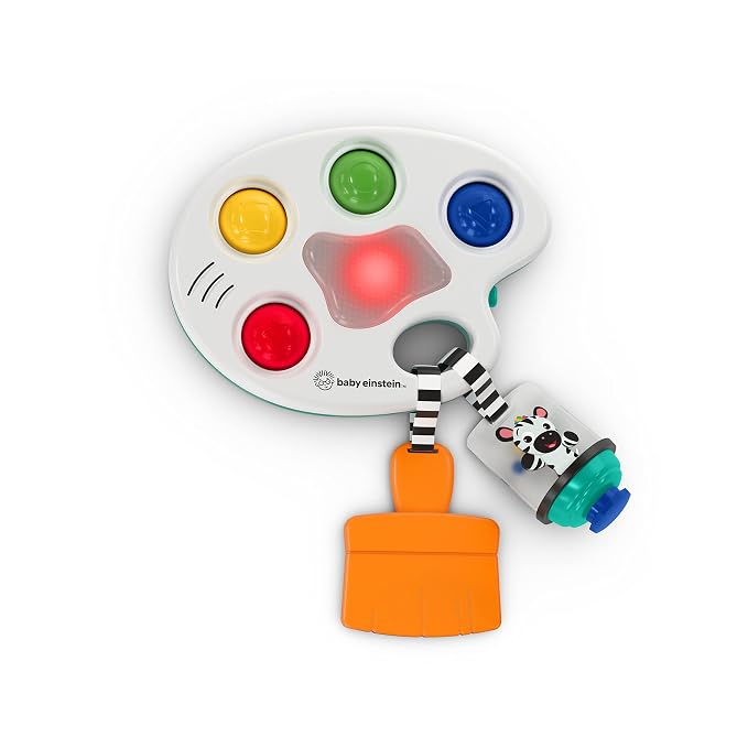 Colorful Baby Einstein spinner toy for babies 3 months plus