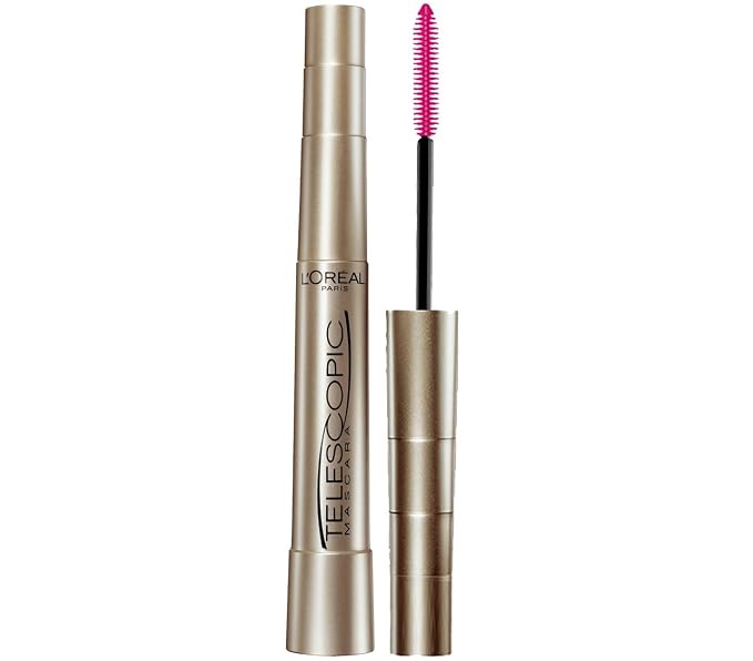 L'Oreal Paris Telescopic Mascara Blackest Black tube