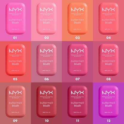NYX Getting Butta fade- and transfer-resistant powder blush