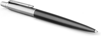 Black Parker Jotter ballpoint pen with chrome trim