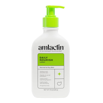 Amlactin 12 percent lactic acid body lotion pump bottle