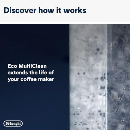 Visit the De'Longhi Store — De'Longhi EcoDecalk Descaler, Eco-Friendly Universal Descaling Solution for Coffee & Espresso Machines, 2-Pack (1 use per pack)