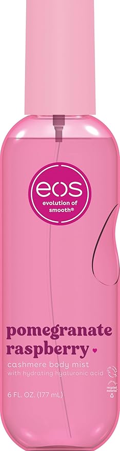 eos Pomegranate Raspberry body mist 6 fl oz bottle