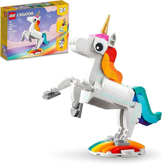 LEGO Creator 3 in 1 Magical Unicorn toy set 31140