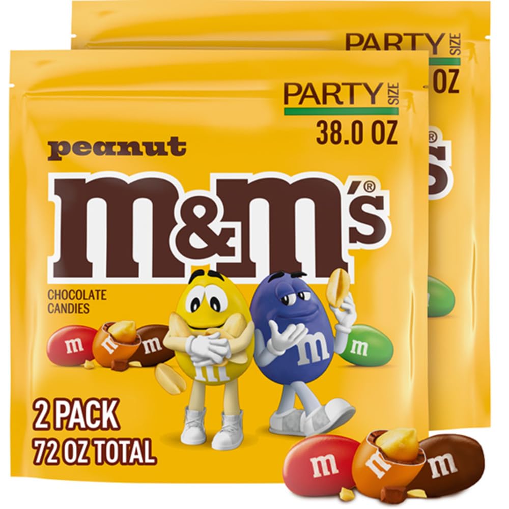 Bulk M&M'S peanut milk chocolate party size bags